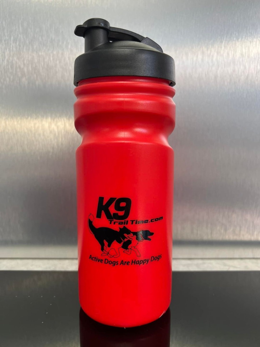 K9 Trail Time Red Water Bottle