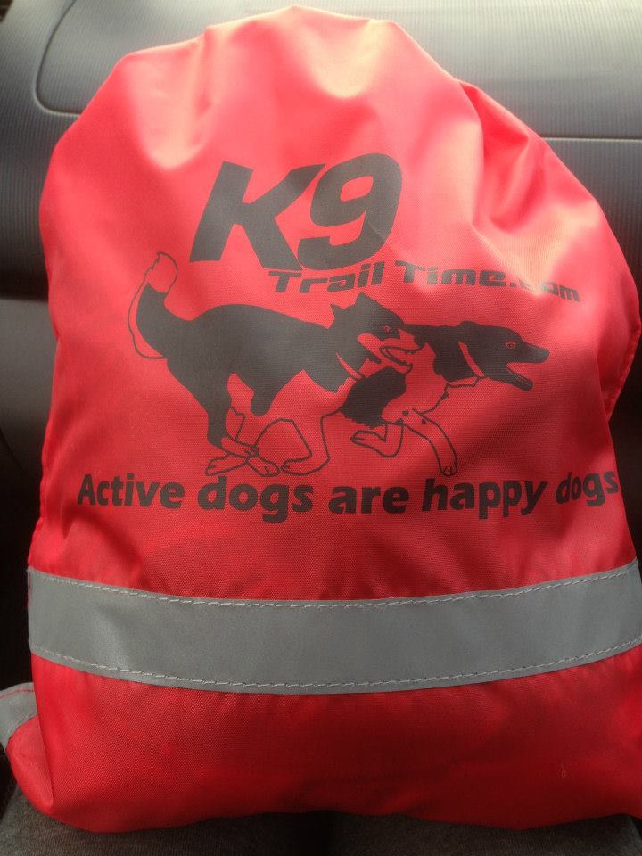 K9 Trail Time Kit Bag a red water resistant bag ideal for all kit for both dogs and humans